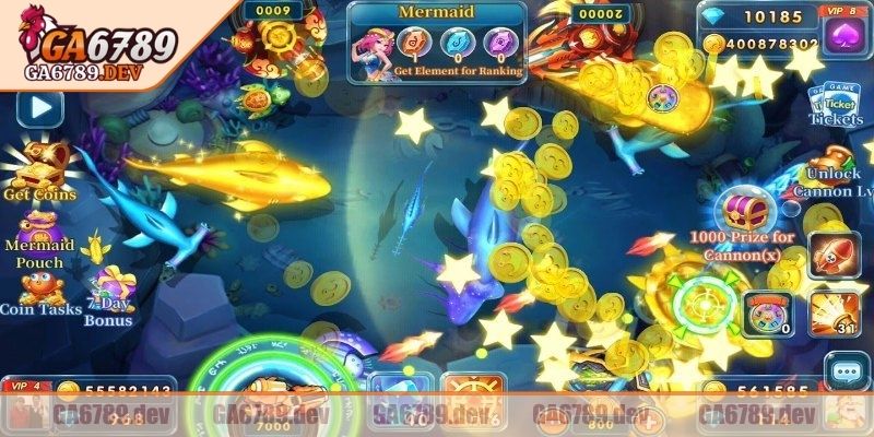 Lãnh Chúa Hoang Dã GA6789 Có Gì Mà Thu Hút Game Thủ 3 Game tích hợp nhiều vật phẩm tăng sức mạnh
